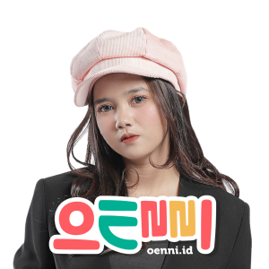 Topi Baret Korea Korduroy Pink