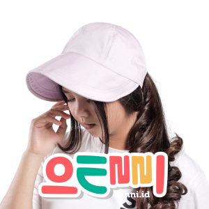 topi bucket hat wanita warna lilac ungu trendy oenni