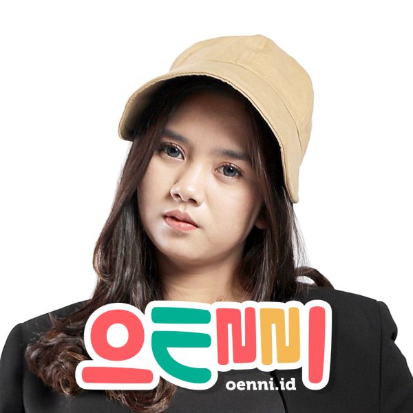 Topi Bucket Half Wanita Gaya Korea Mocca