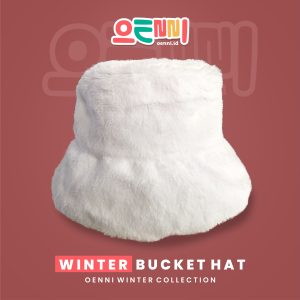 Topi Bucket Bulu Korea