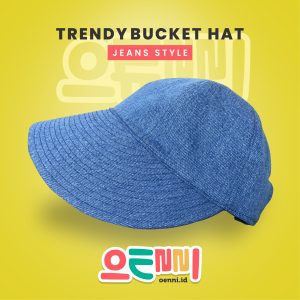topi bucket hat trendy korea jeans