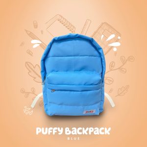 OENNI.ID BACKPACK UNISEX PUFF SCHOOL BAG BLUE