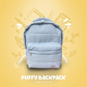 OENNI.ID BACKPACK UNISEX PUFF SCHOOL BAG GREY
