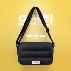 OENNI.ID MINIBAG SHOULDER BAG SLING BAG PUFF BLACK
