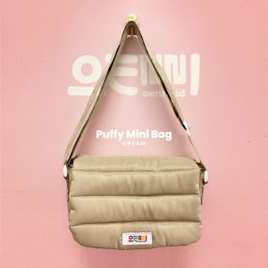 OENNI.ID MINIBAG SHOULDER BAG SLING BAG PUFF MOCCA