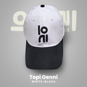 Baseball Cap Combination Color Black White