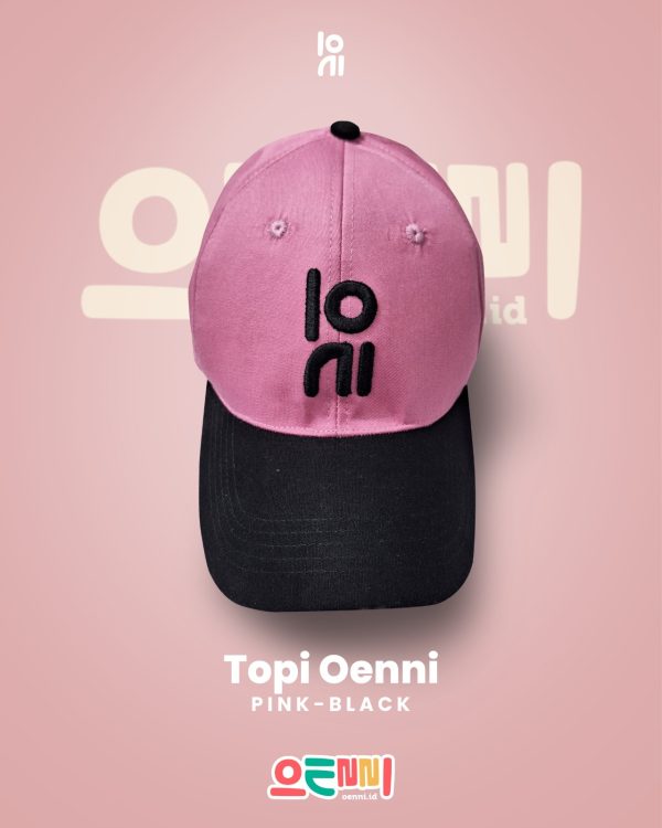 Topi Bisbol Baseball Cap Oenni Kombinasi Warna Brown Latte - Gambar 2