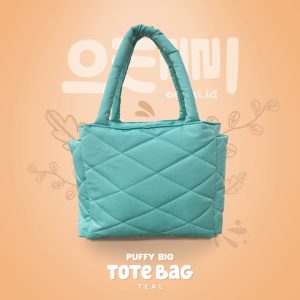Tote Bag Big Puffy Oenni Teal
