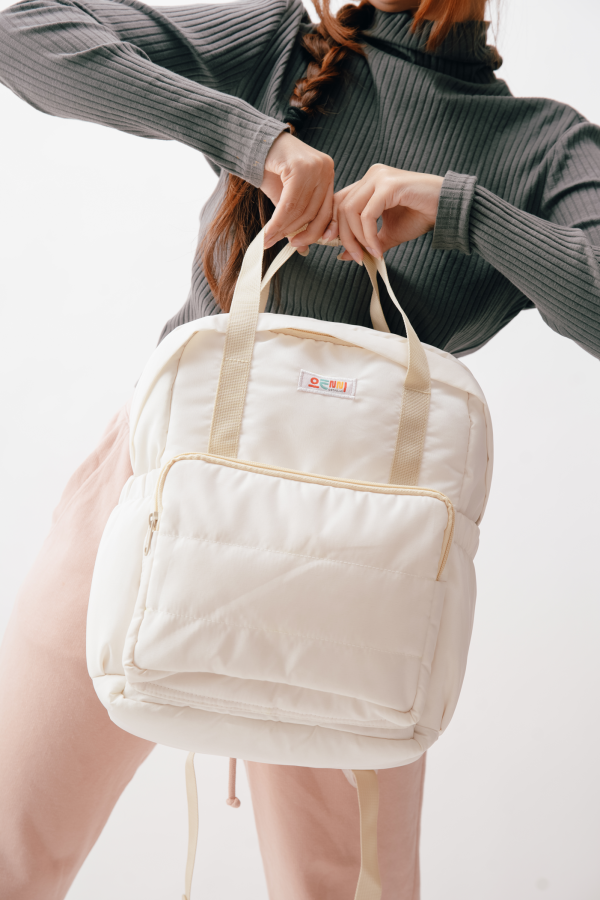 Tas Punggung Ransel Sporty Puffy New Oenni BW - Gambar 4