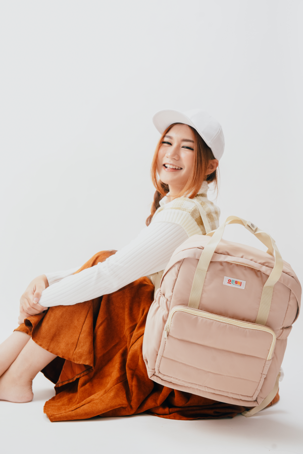 Tas Punggung Ransel Sporty Puffy New Oenni - Gambar 3