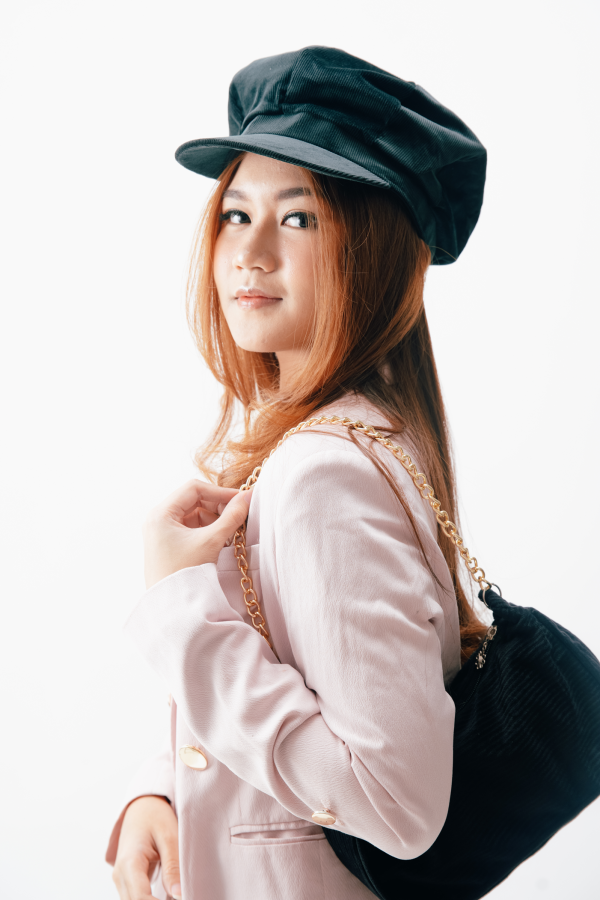 Tas Conduroy Hitam oenni.id - Gambar 4