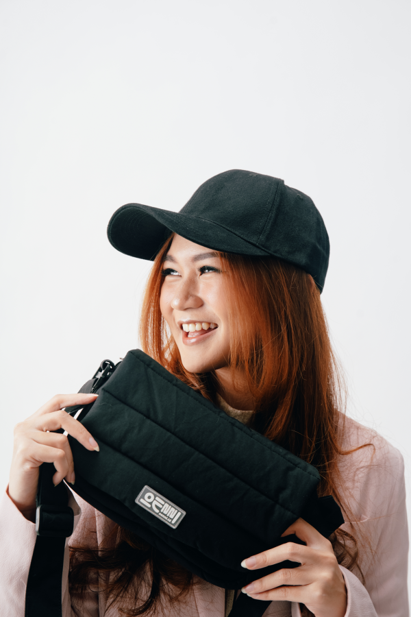 Topi Baseball Hitam Polos - Gambar 4