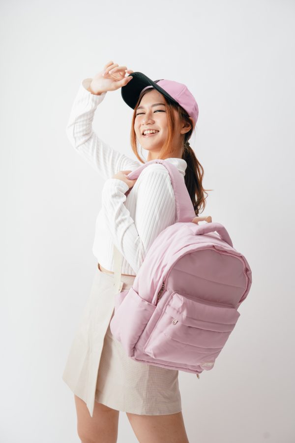 Tas Ransel Puffy Oenni Pink - Gambar 6