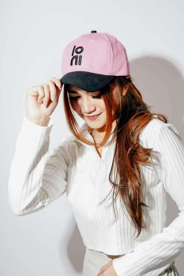 Topi Bisbol Baseball Cap Oenni Kombinasi Warna Pink - Gambar 5