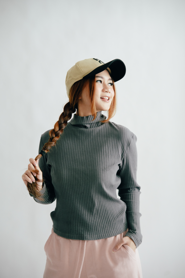 Topi Baseball Oenni Mocca Black - Gambar 3